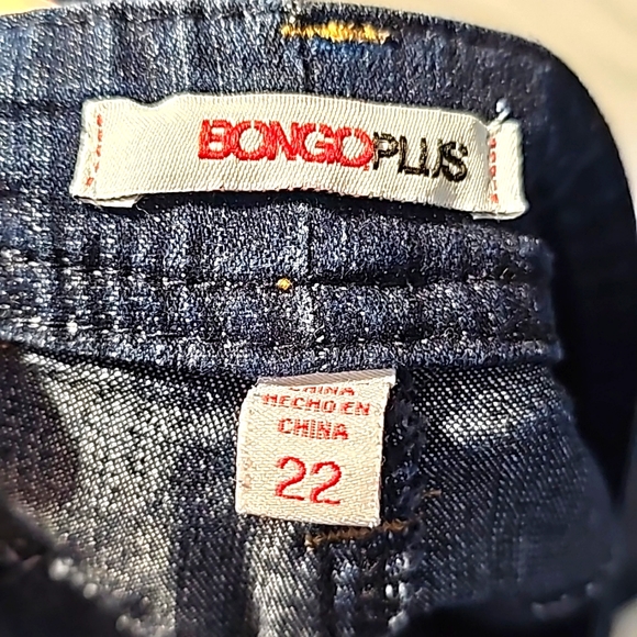 Bongo Plus Dark Denim Jeans Size 22 - Picture 4 of 6